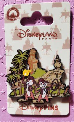 Disneyland Paris Attractions Indiana Jones  Chip & Dale Pin 2026