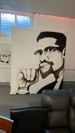 Malcom X Portrait Xxl