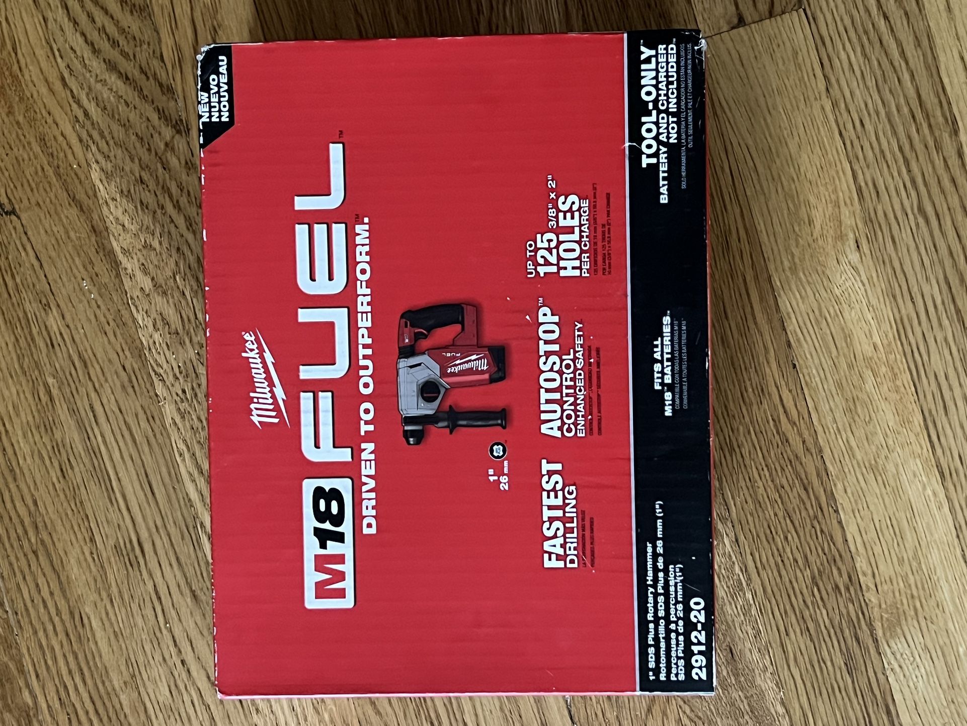 Milwaukee M18 FUEL 18V Lithium-lon Brushless Cordless 1 in. SDS-Plus Rotary Hammer
