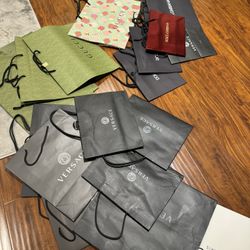 Gucci Authentic Shopping Bags Lot Of 20