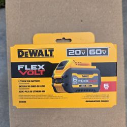 Dewalt 60v Flexvolt Battery 6.0 Ah Brand New