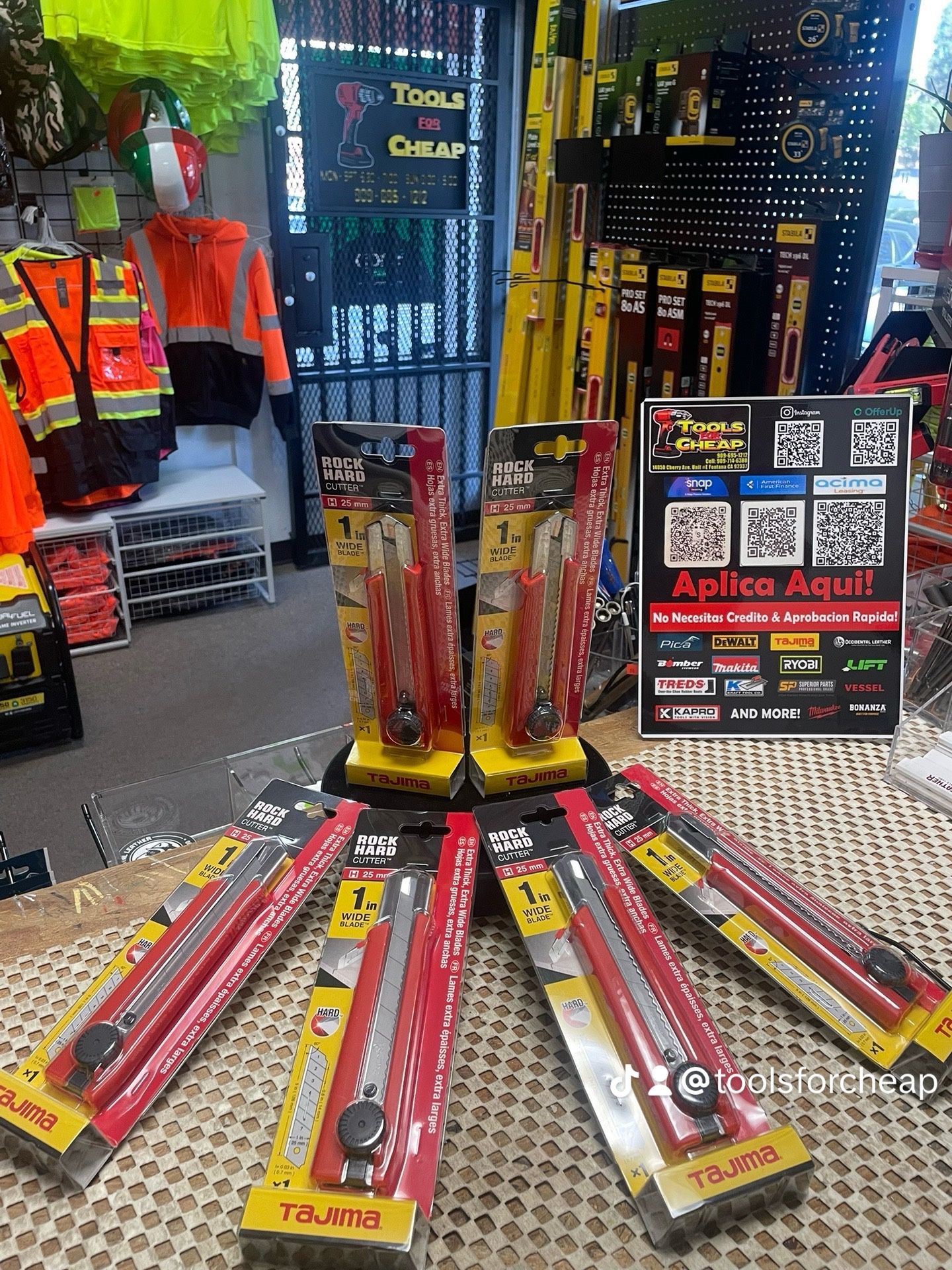 TAJIMA Rock Hard Utility Blade. $14 EACH.