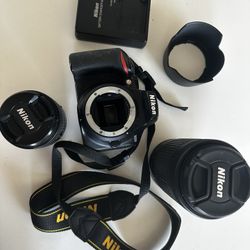 Nikon Camera With Lens 