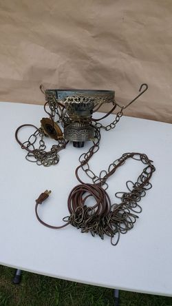 Brass Hanging Lamp