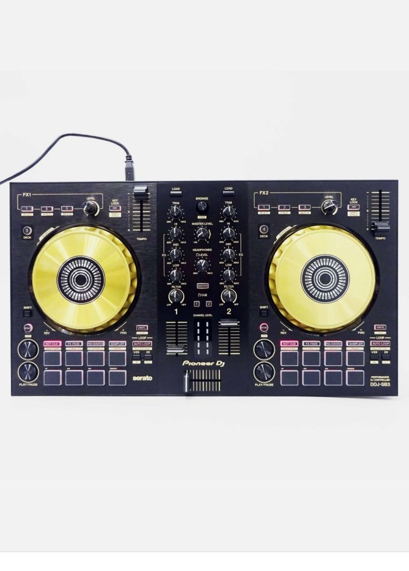 Pioneer DJ DDJ-SB3-N DJ Controller - Black/Gold