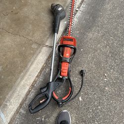 Black And decker Hedge Cutter And Weed Wacker