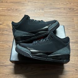jordan 3 black size 11