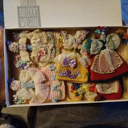 1970s knitted little dolls