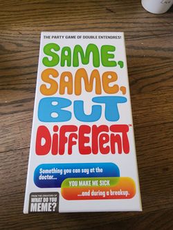 Same same but different game