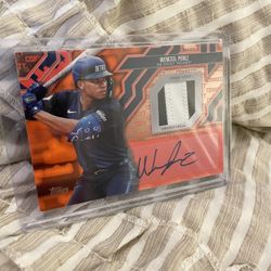 Detroit Tigers Wenceel Perez City Connect Patch Auto 7/9