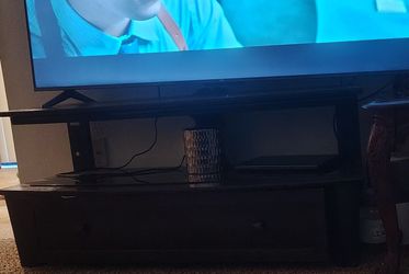 dark brown tv stand