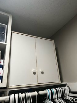 White cabinet