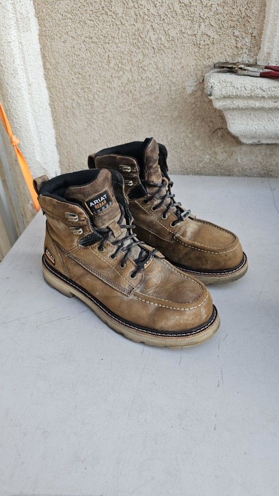 Size 8.5 D Ariat Work Boots Composite Toe