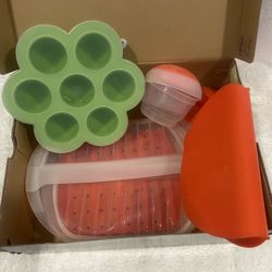 Silicon Vegetable Steamer, Omelette Maker, Egg Poachers & Egg Tart Containers