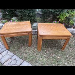 Two  ends tables measurements below both in good condition