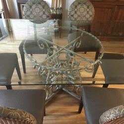Gorgeous Glass Dinning Room Table