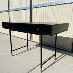 Brand New Black and Gold Desk 