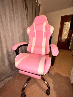 Gaming chair pink