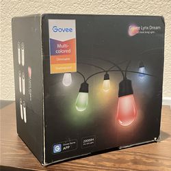 GoVee MultiColor LED Bulb String Lights Lynx Dream Soft Lighting