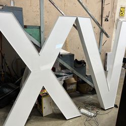 XV Letters 6 Ft Tall