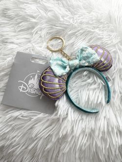 Mini Flocked Labubu Bag Charm Keychain