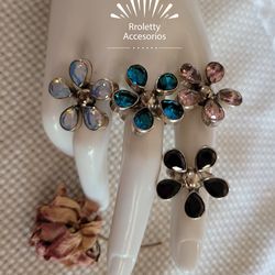 Sterling Silver 925 Ring Flower design