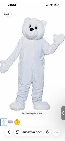 Rubies Polar Bear Mascot Costume For Adults, Unisex One Size