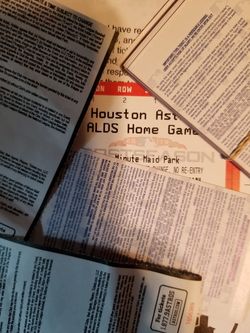 Astros POST SEASON Tickets for sale ALCS Home Game 1, 2, 3 & 4