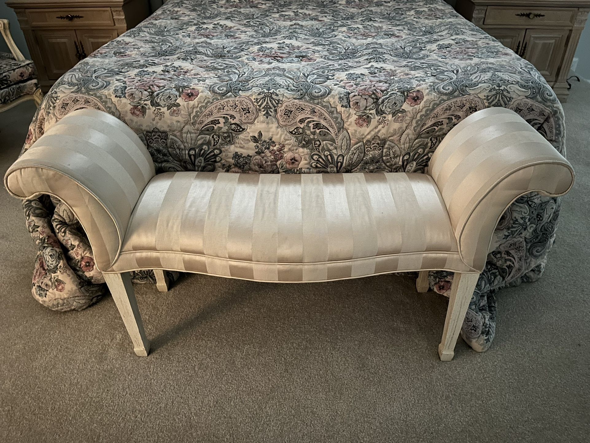 Scroll Arm Window Bench