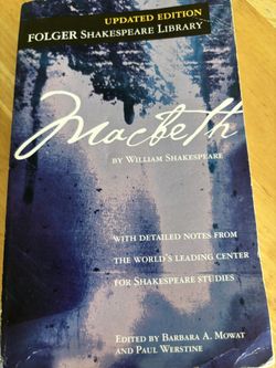 Paper Book “Macbeth” by William Shakespeare