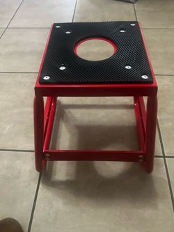 Dirt Bike Motocross Stand Red Metal