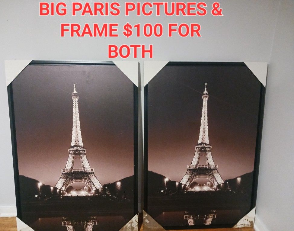Paris Big Picture & Frames (Two)