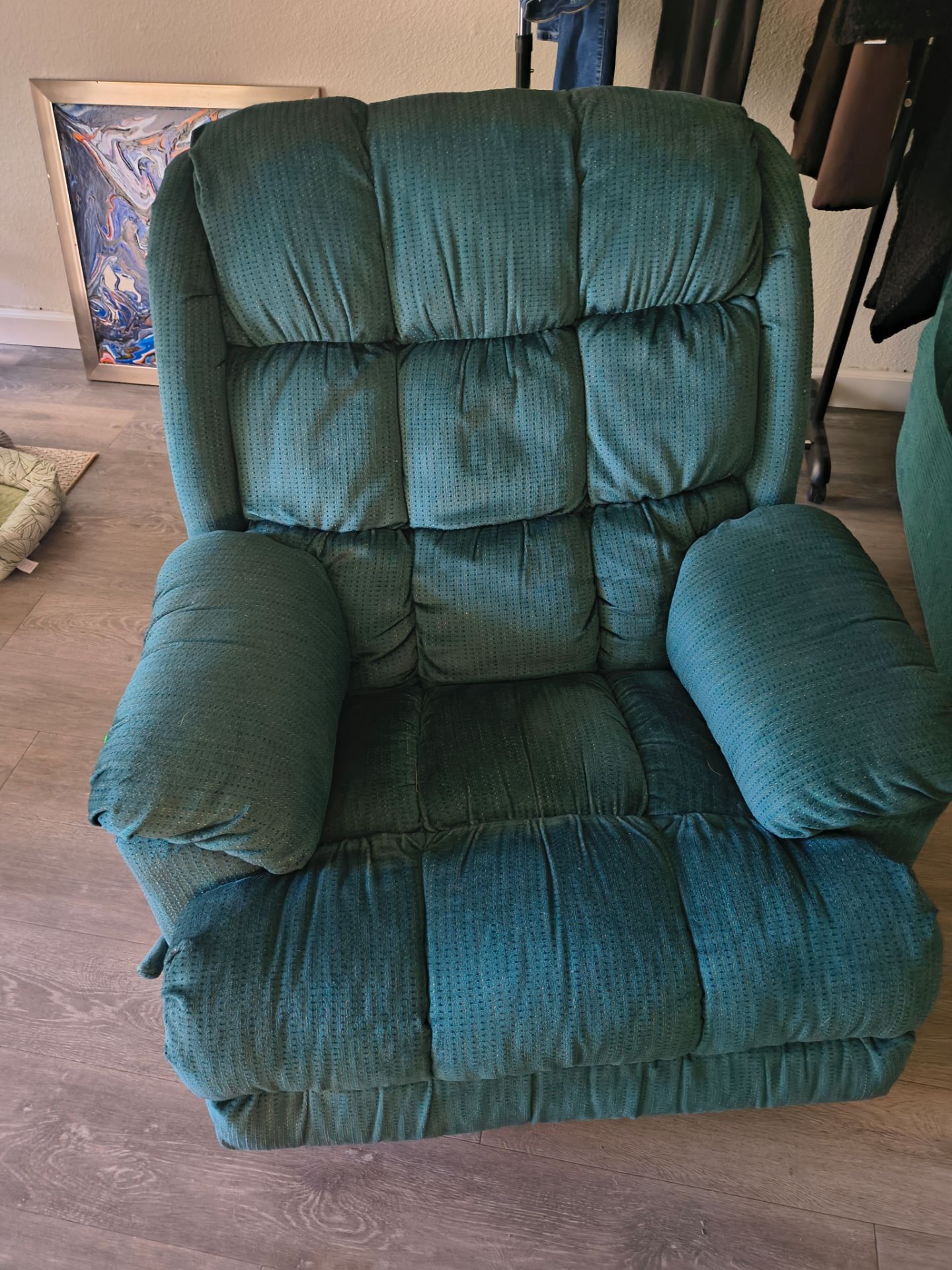 Vintage recliner and love seat