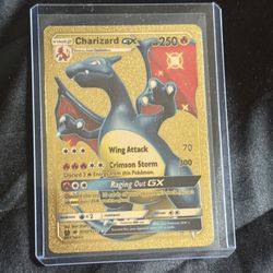 Gold Foil Charizard Gx Sv49/sv94 