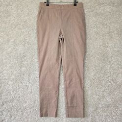 Joseph Ribkoff Pants Womens Size 6 Beige Amelia Crop Tapered Pull On

