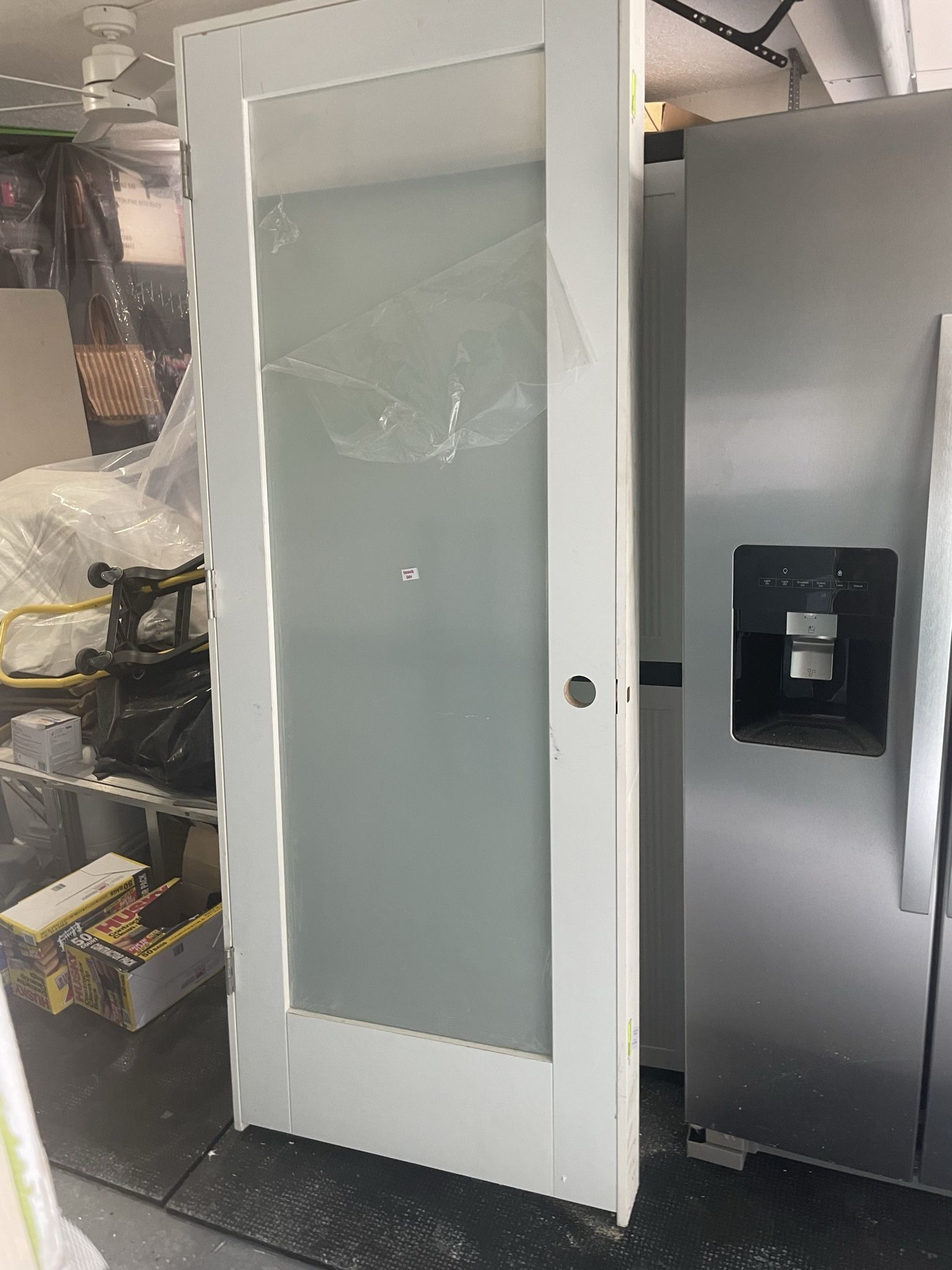 30x80 Jeldwin Frosted Glass Interior Door