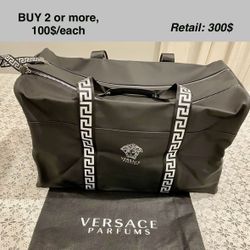 MASSIVE LUXURY BRAND TRAVEL/ VACATION BAG, WORK BAG, SCHOOL/GYM Sale! VERSACE NEW!