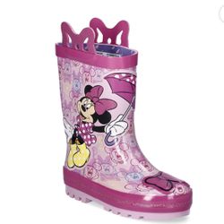 Minnie Mouse Rain Booys Size 5-6