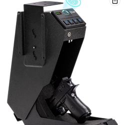 Z ZLJUAN Mounted Gun Safe for Pistols, Gun Safes, Quick-Access Handgun Safe Device for Nightstand Wall Mount Bedside Desk
