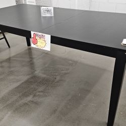 New Black Dining Room Table With Leaf