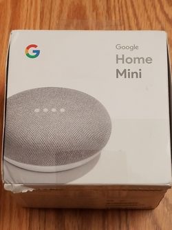 Google Home Mini Smart Speaker with Google Assistant. White