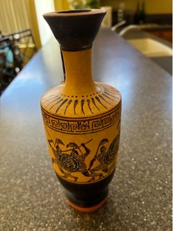 Greek style decorative vase