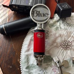 BLUE Recording Condenser Mic  And DUAL USB Interface 