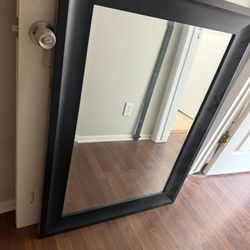 Black Bathroom Mirror