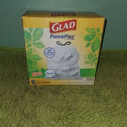 Glad Forceflex Gain Original Scent 100 Trash Bags 13gallons 
