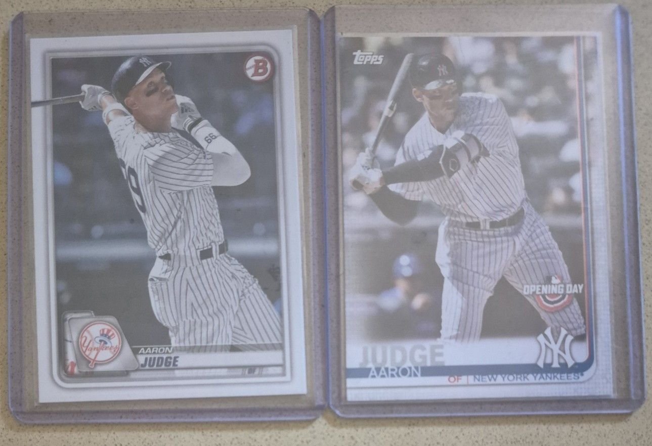 Lot of 2 Aaron Judge Baseball Cards