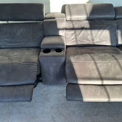 Grey sectional