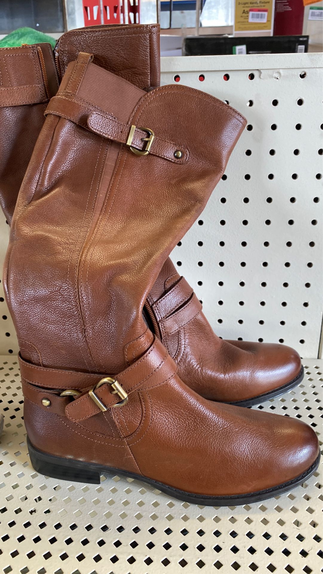 Naturalized brown boots size 8.5