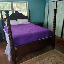 Real Wood Ornate Bedroom Suite