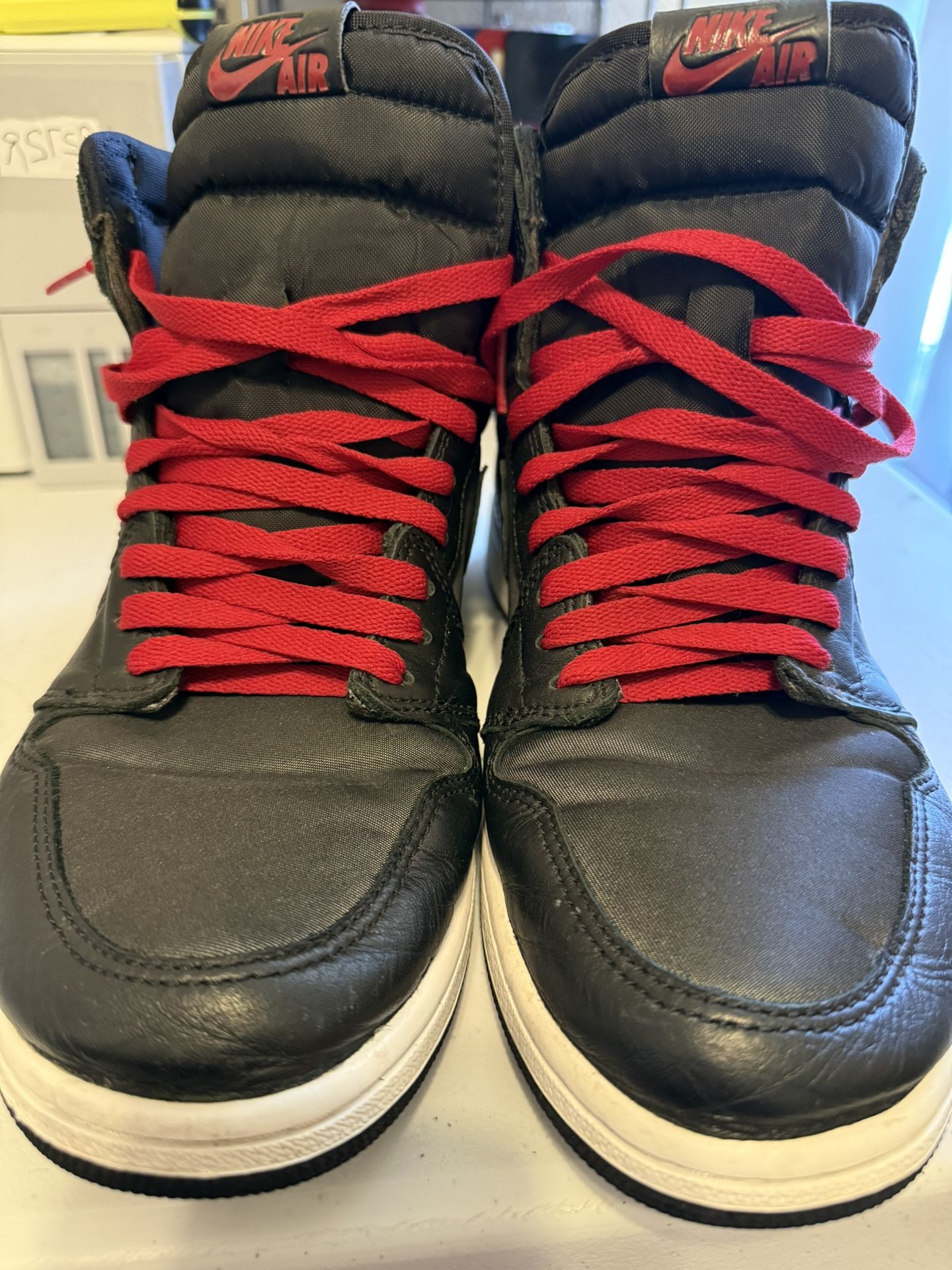 AIR JORDAN 1 - HIGH TOP SIZE 10 - BLK/RED